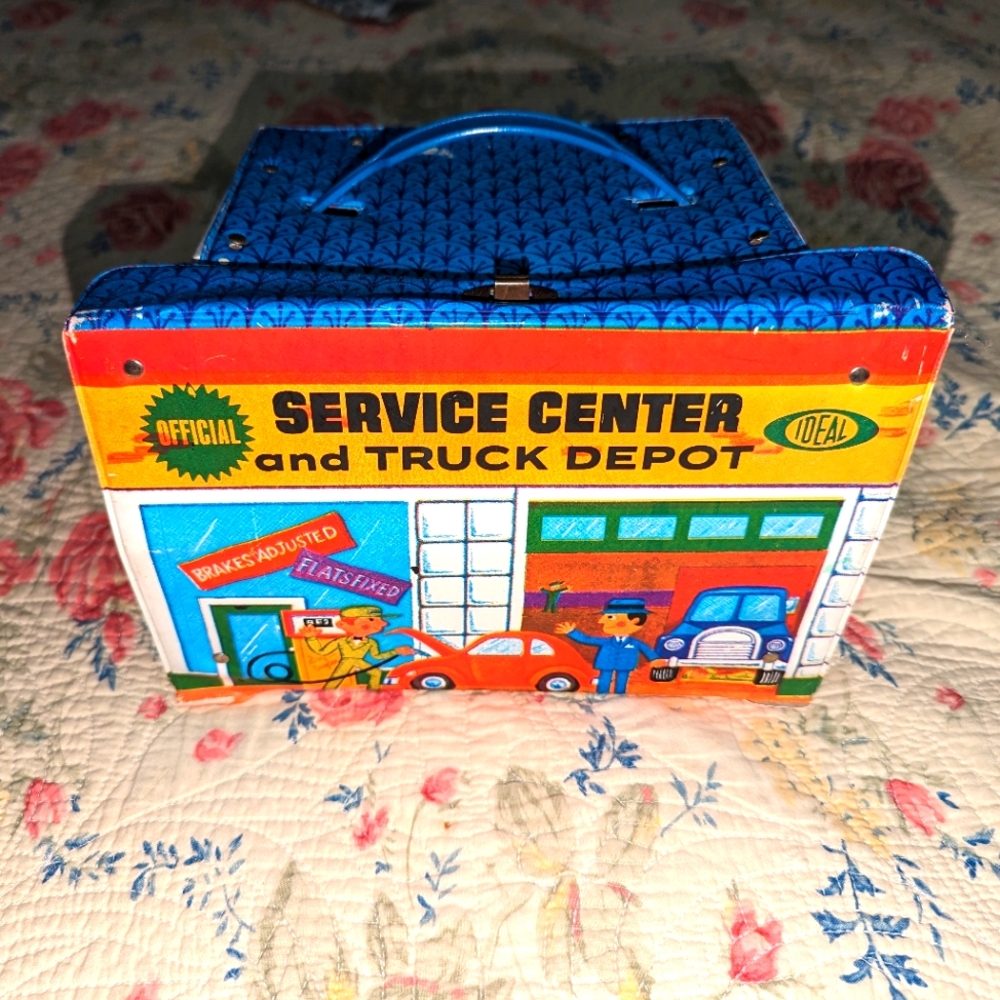 Vintage, Rare "Ideal" Toy 1960's Service Center and Truck Depot